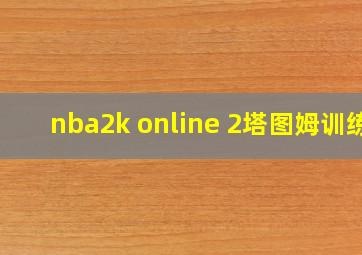 nba2k online 2塔图姆训练